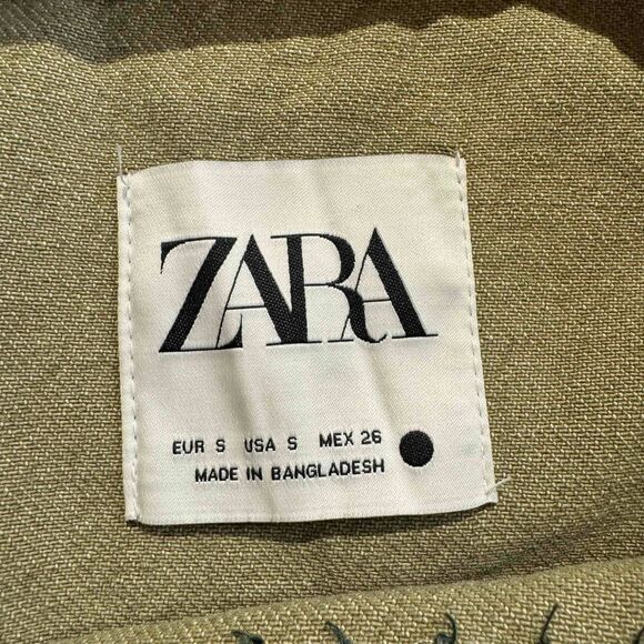 Zara Womens Embroidered Jacket Button Front Oversized Small Western Cowgirl NWOT - Picture 11 of 15